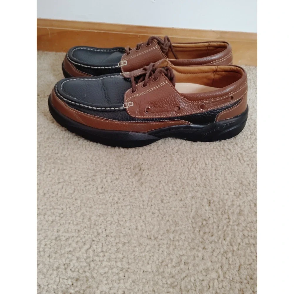 Dr. Comfort Patrick 8520 Men 9 Leather Comfort Diabetic Therapeutic Boat Shoes
